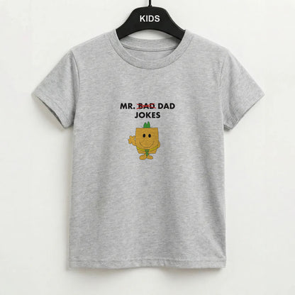 Mr Dad Jokes - Personalised Father's Day Kids T-Shirt