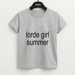Lorde Girl Summer Kids T-Shirt