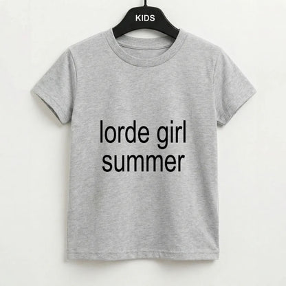 Lorde Girl Summer Kids T-Shirt
