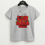 Cartoon Beagle Fairylights Kids T-Shirt 2