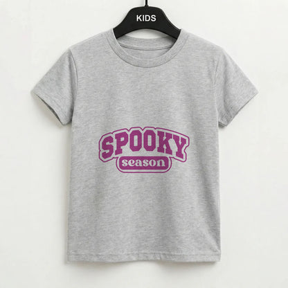 Spooky Season Varsity Kids T-Shirt