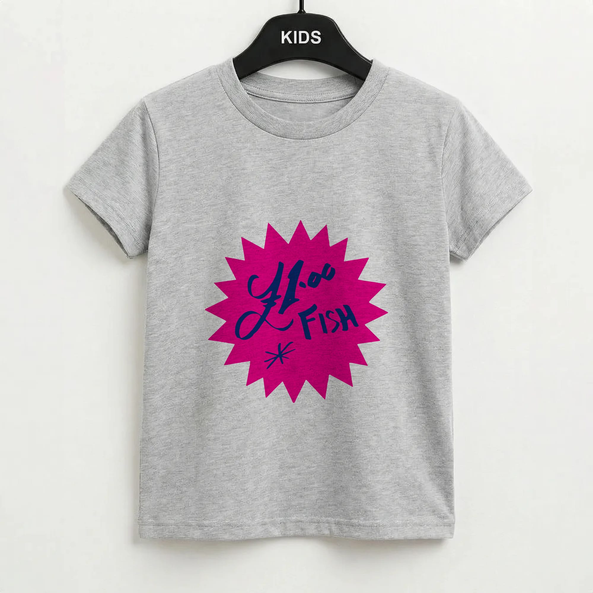 One Pound Fish - British Pop Culture Kids T-Shirt