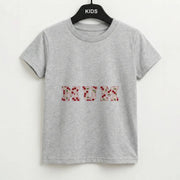 Floral Varsity Mum Kids T-Shirt 2