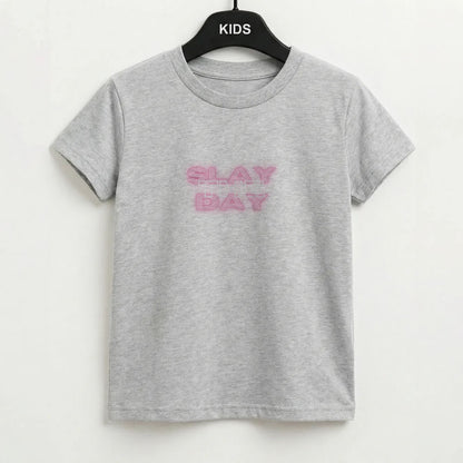 Slay The Day - Sassy Quote Kids T-Shirt