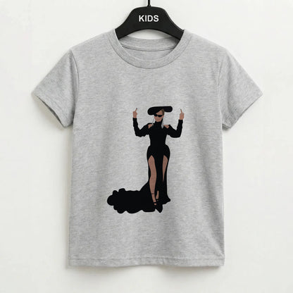 Middle Fingers - Queen B Kids T-Shirt
