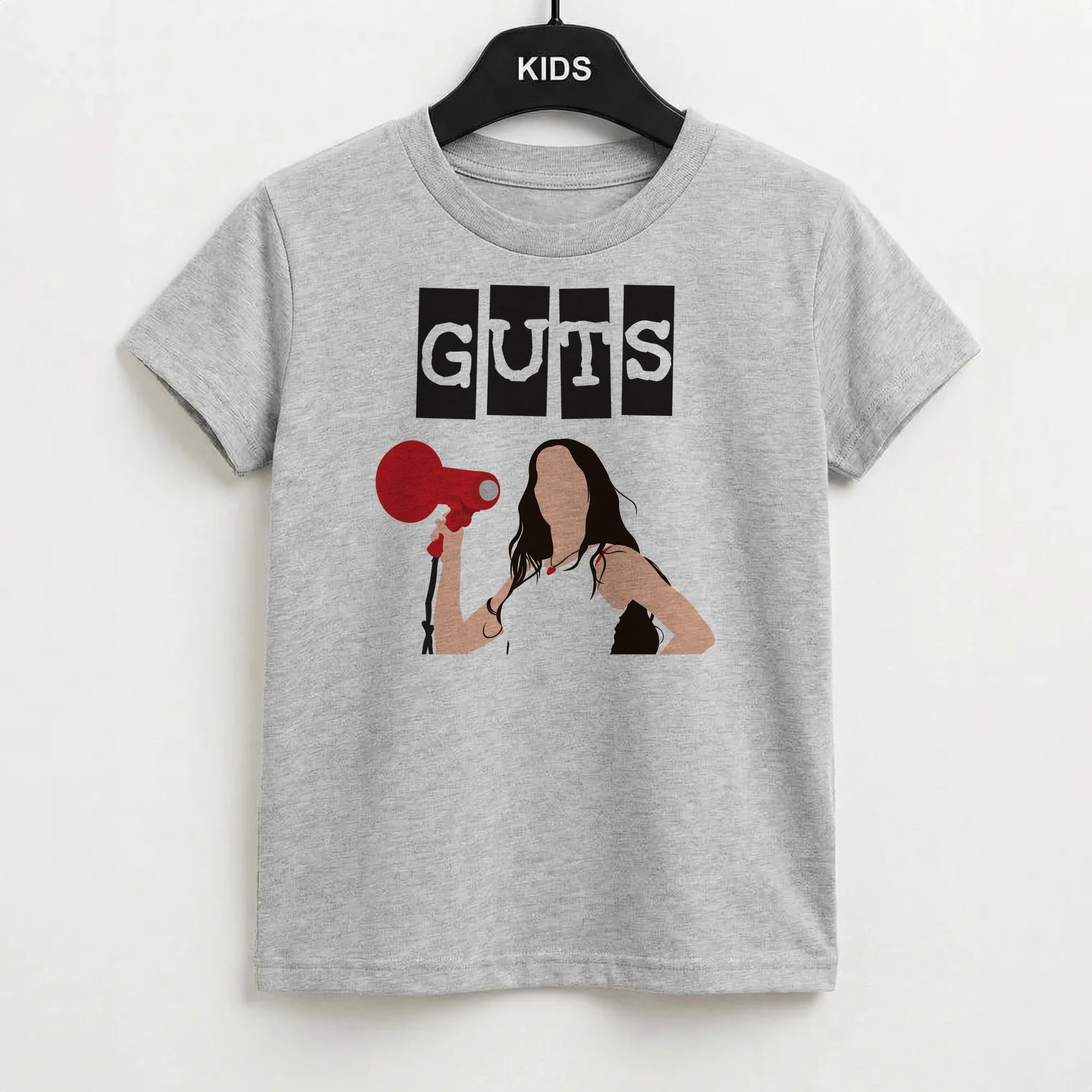 Olivia Red Megaphone Kids T-Shirt