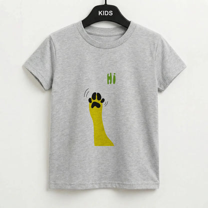 Hi - Dog Patterns Kids T-Shirt