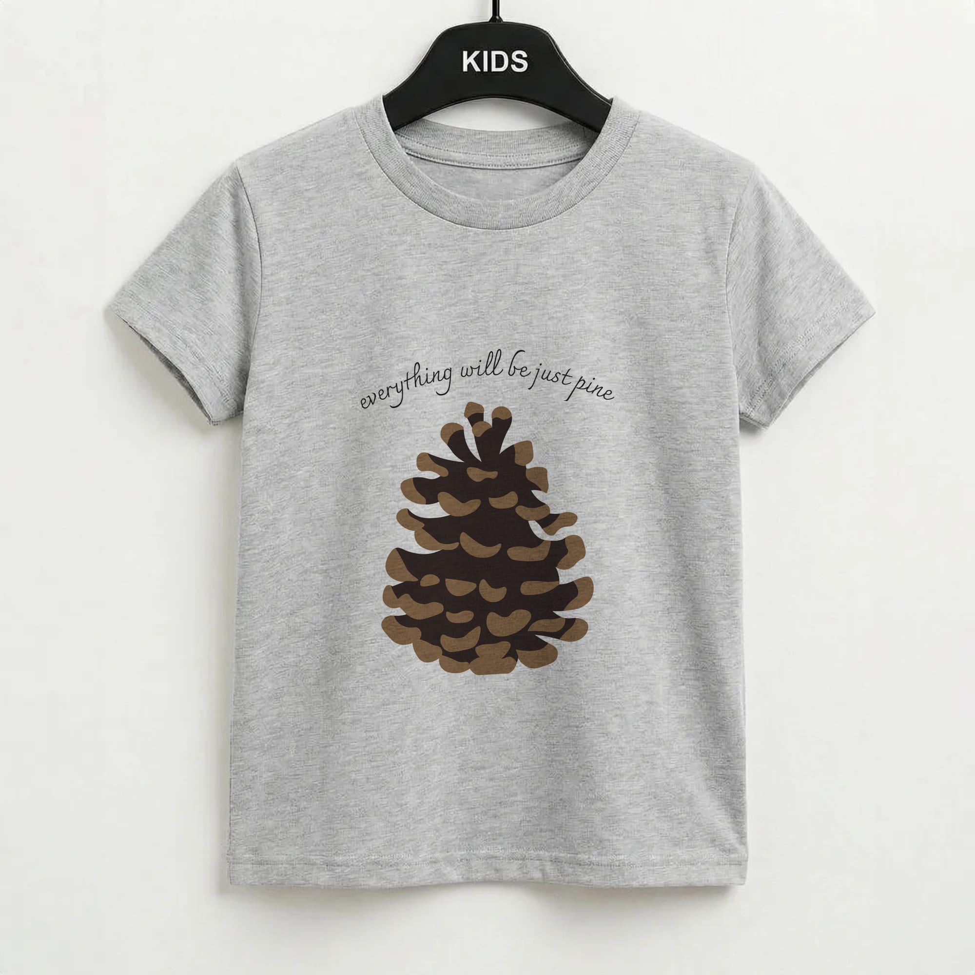 Everything Will Be Just Pine - Autumn Kids T-Shirt