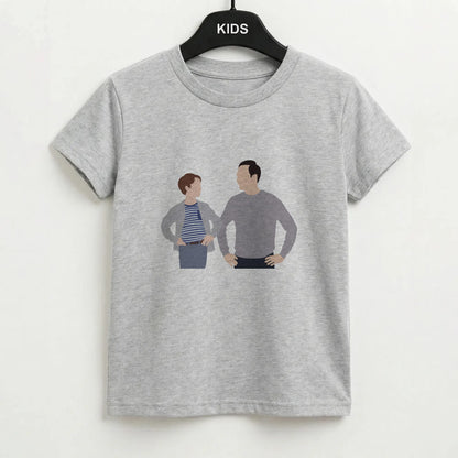 Big And Little Sheldon - Sheldon Kids T-Shirt