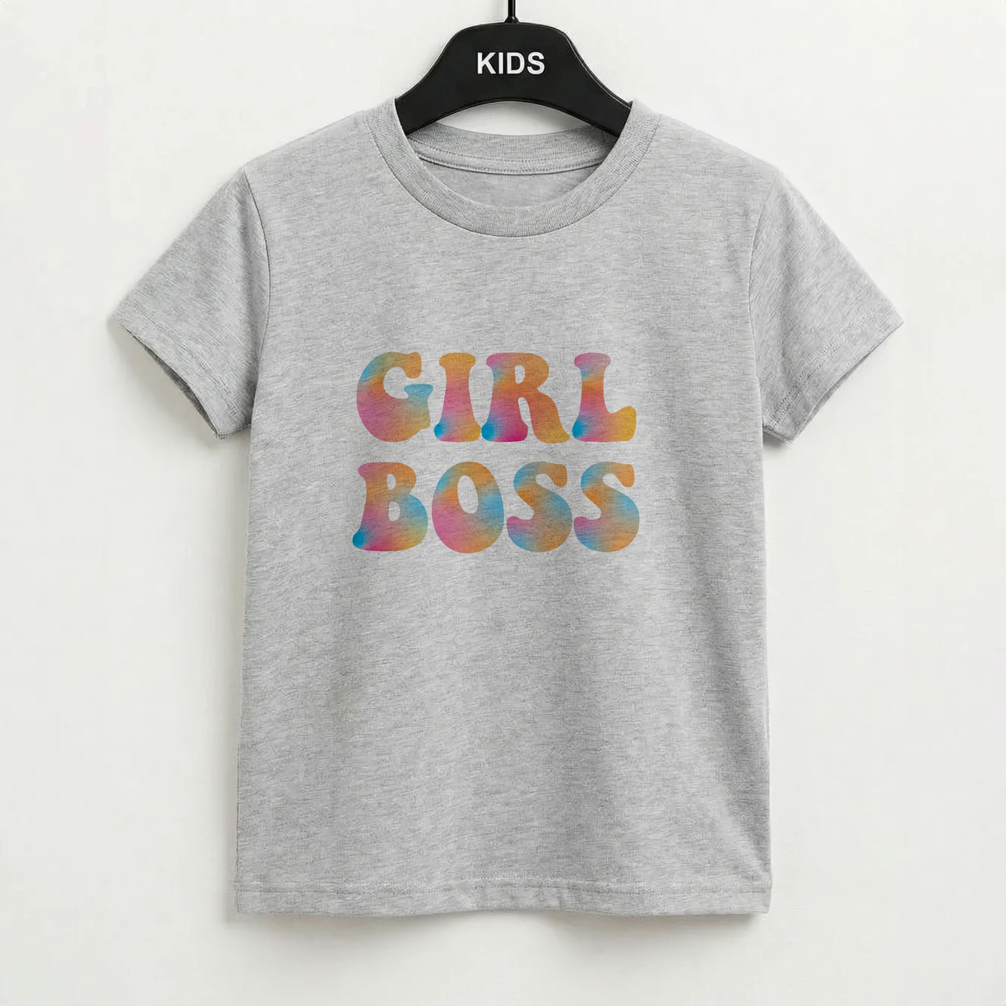 Girl Boss - Aesthetic Quote Kids T-Shirt