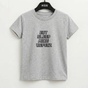 Eat Sleep Mine Repeat Kids T-Shirt 2