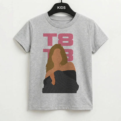 T8 Pink  Kids T-Shirt