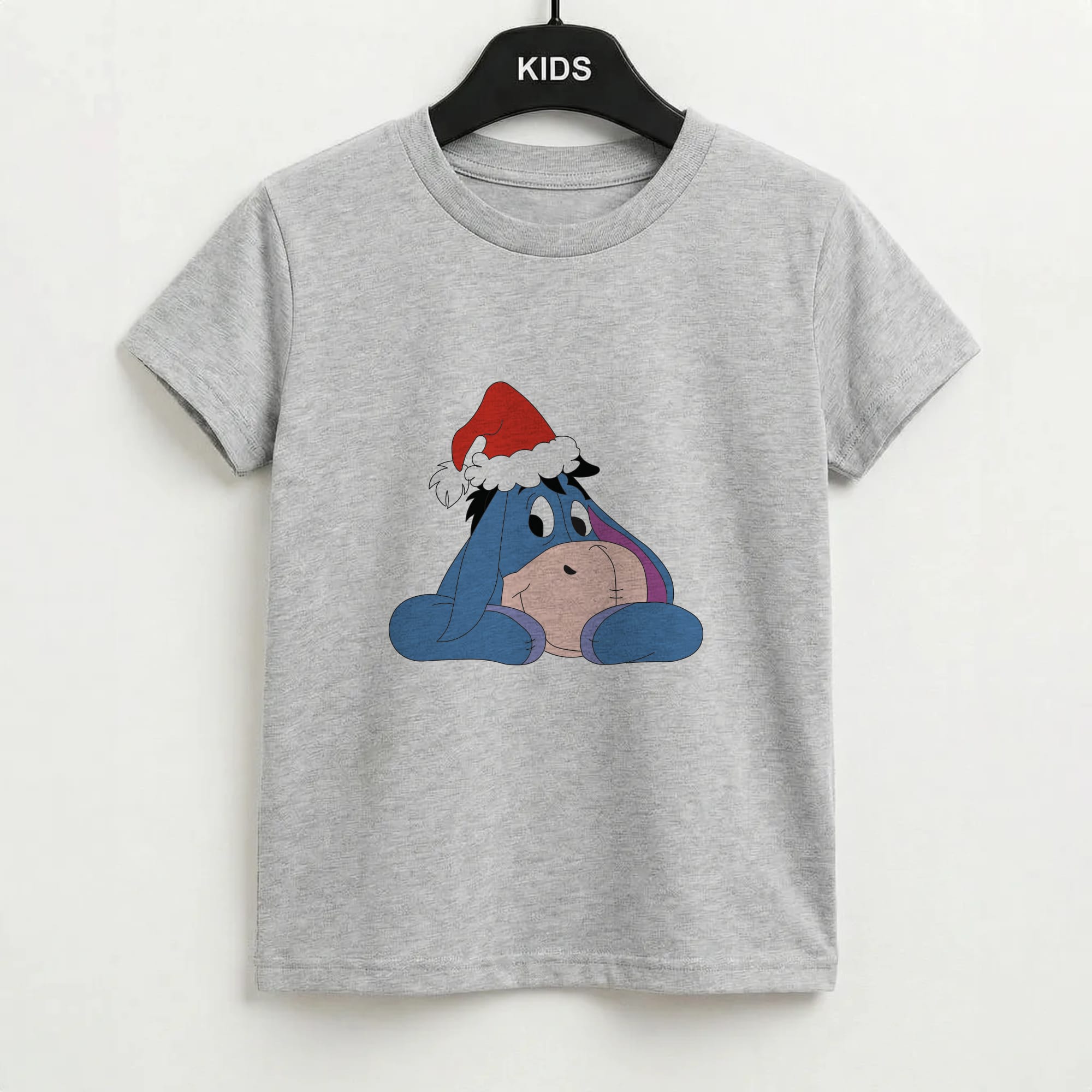 Donkey Pattern Christmas Kids T-Shirt