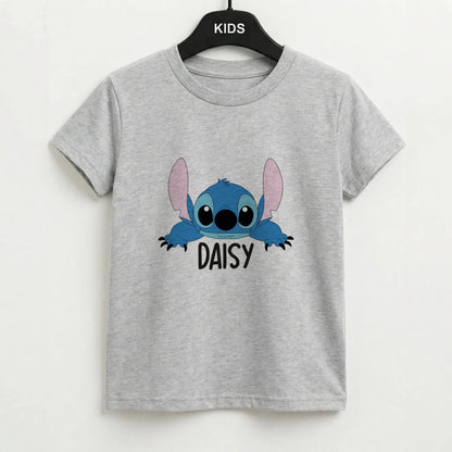 Blue Alien - Personalised Disney Kids T-Shirt