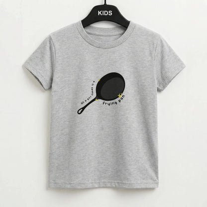 All A Girl Needs Is A Frying Pan Kids T-Shirt