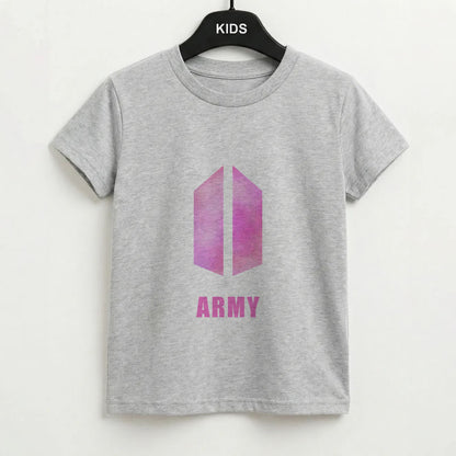 BTS Army Pink - K Pop Kids T-Shirt