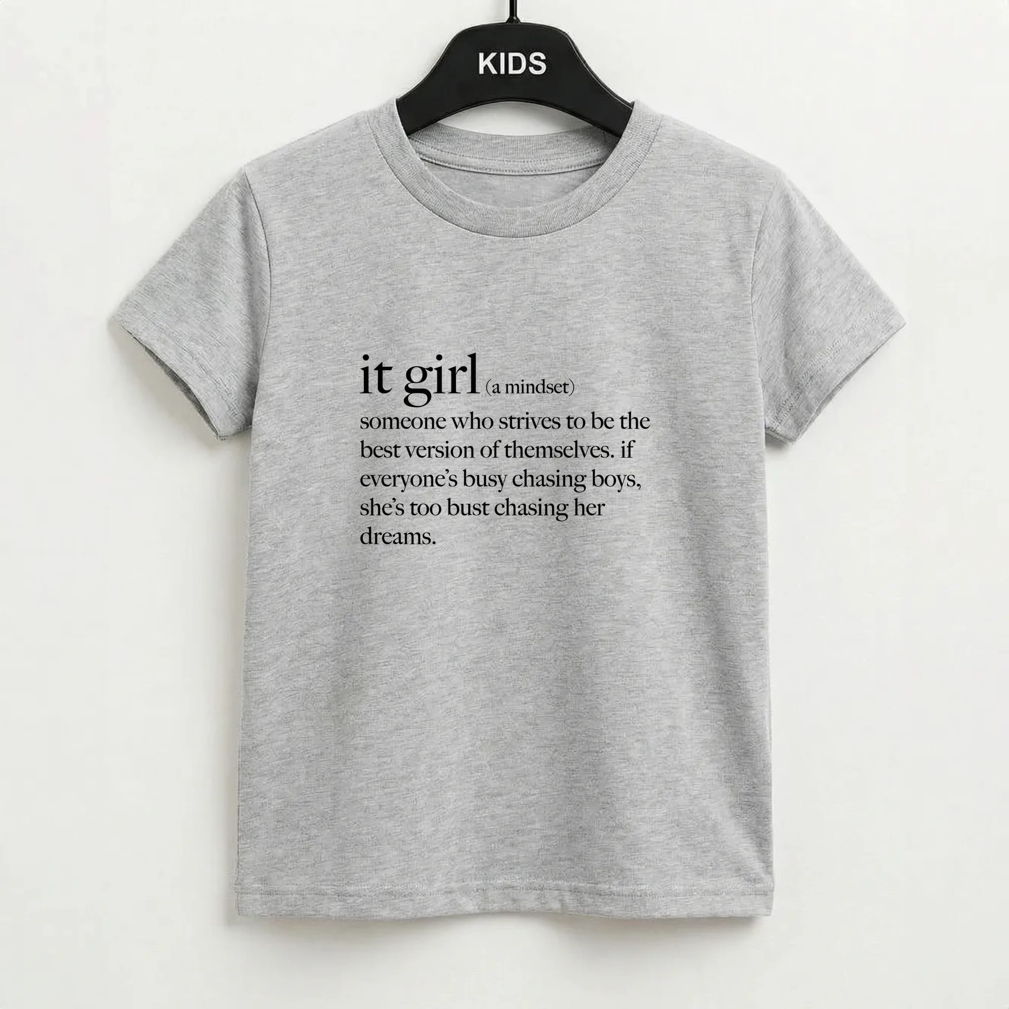It Girl - Clean Girl Aesthetic Kids T-Shirt