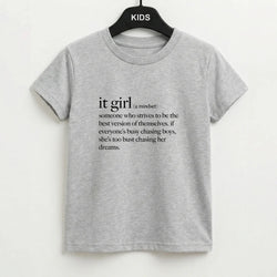 It Girl - Clean Girl Aesthetic Kids T-Shirt