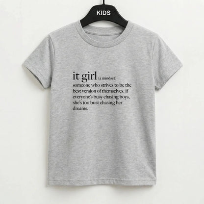 It Girl - Clean Girl Aesthetic Kids T-Shirt