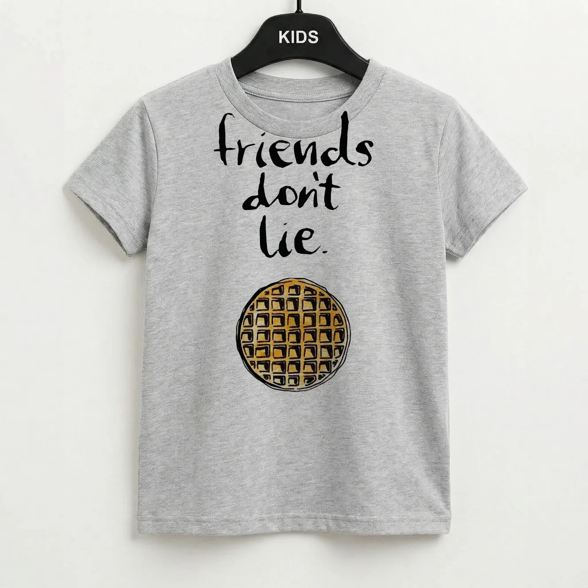 Friends Don't Lie Waffle Kids T-Shirt