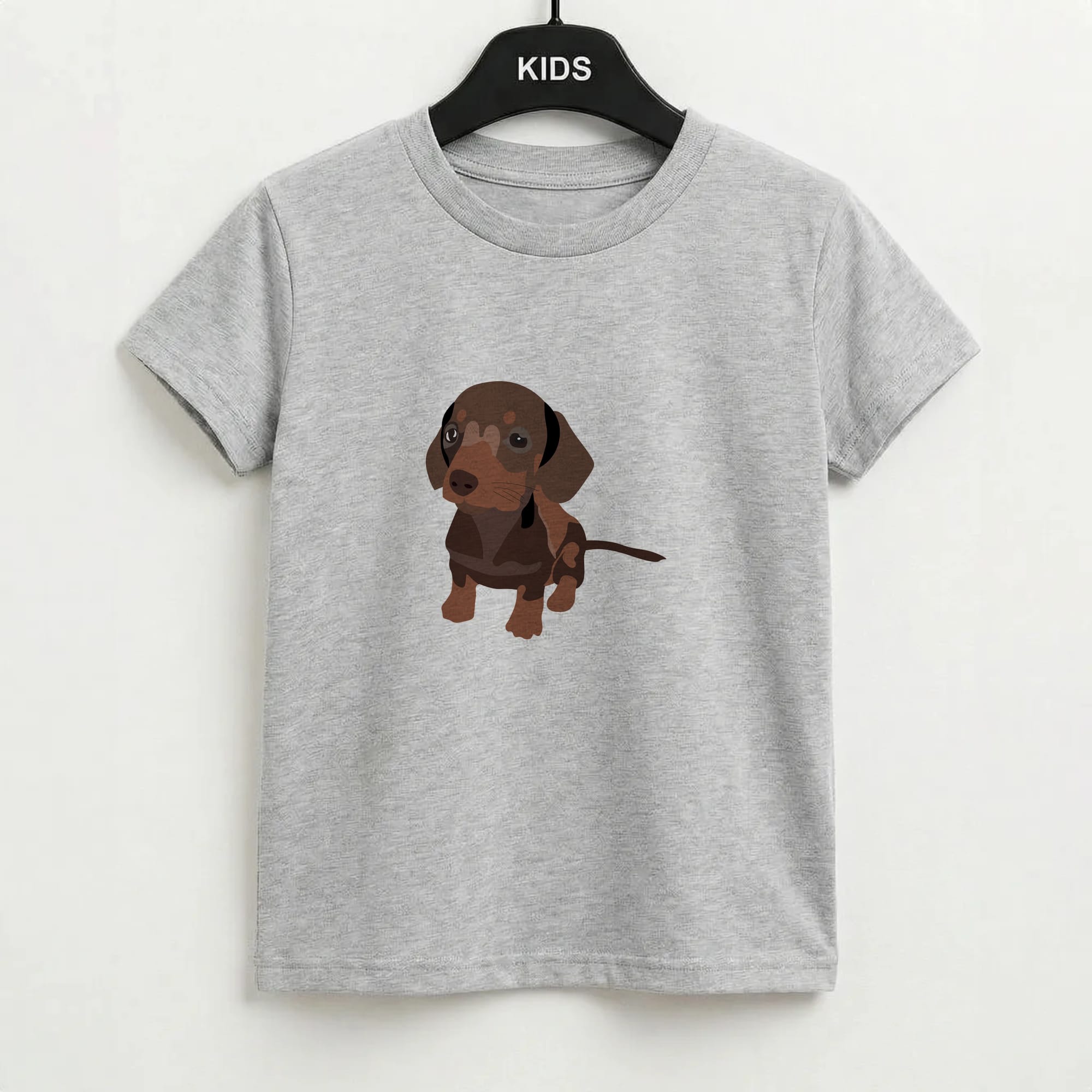 Brown - Dachshunds Kids T-Shirt