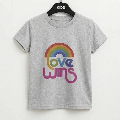 Love Wins - Pride Kids T-Shirt