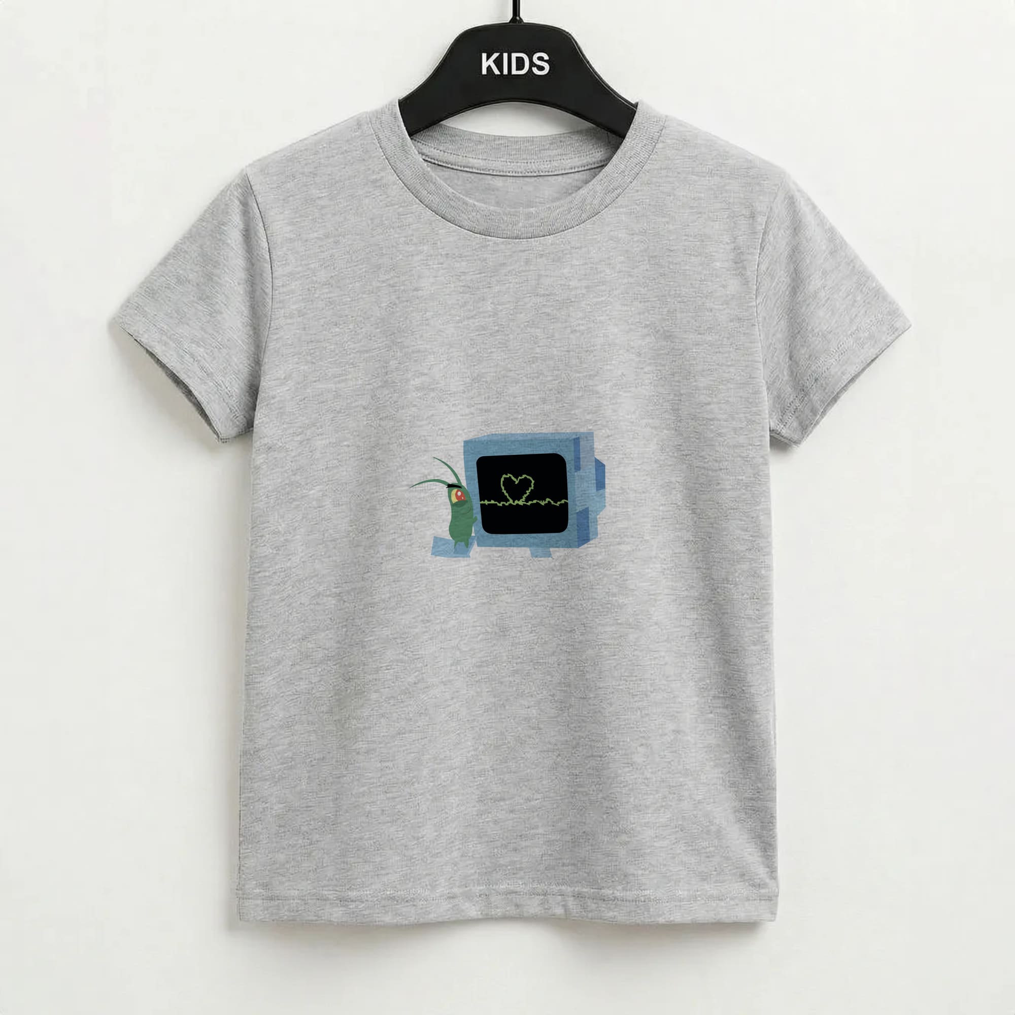 Plankton And Karen Kids T-Shirt