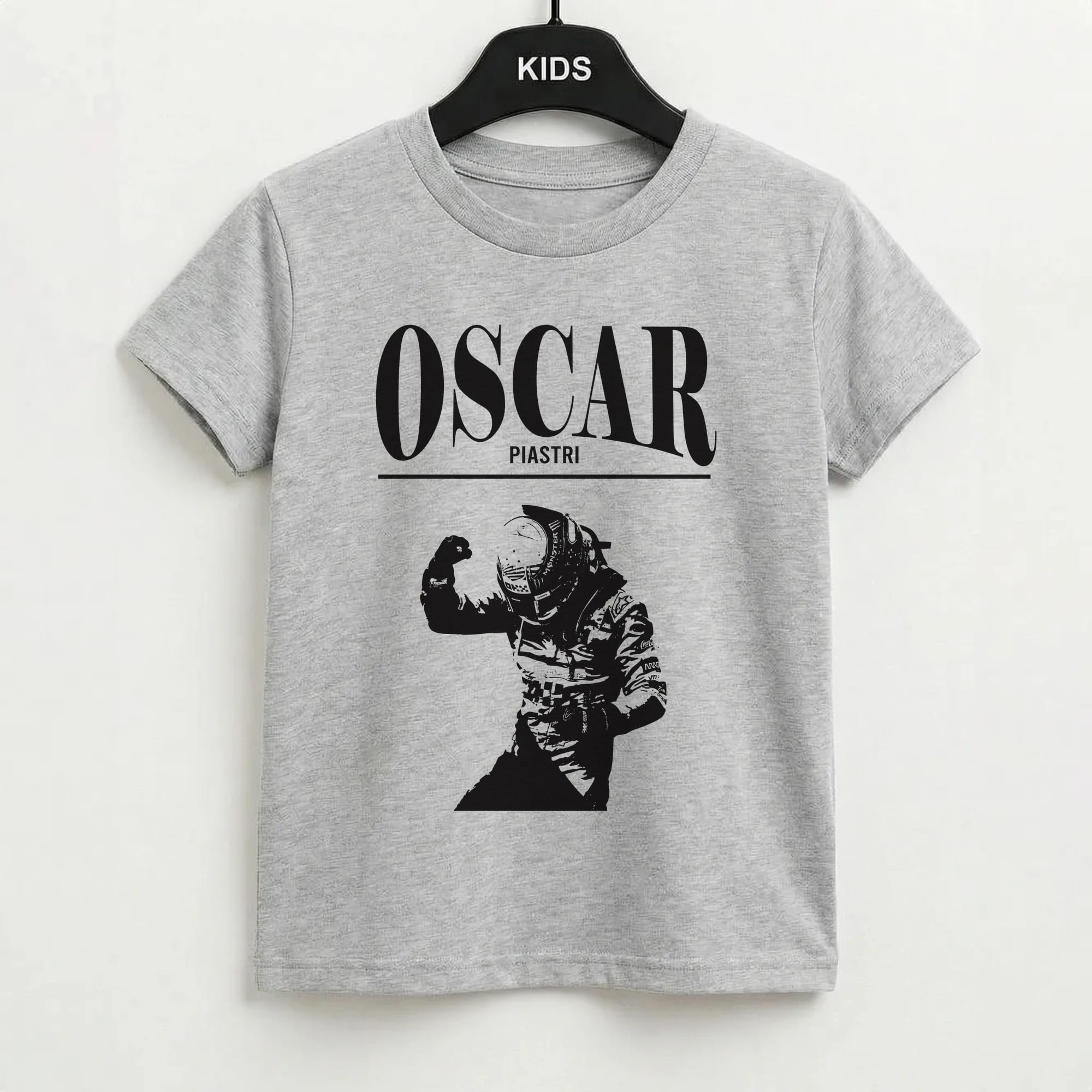 Oscar Orange And Black Kids T-Shirt