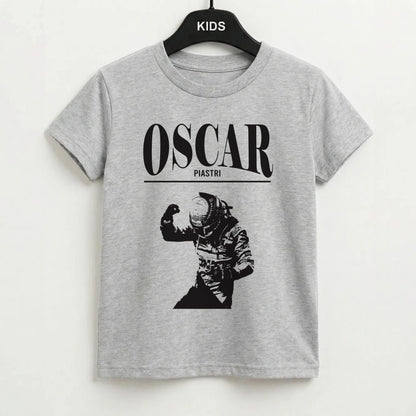 Oscar Orange And Black Kids T-Shirt