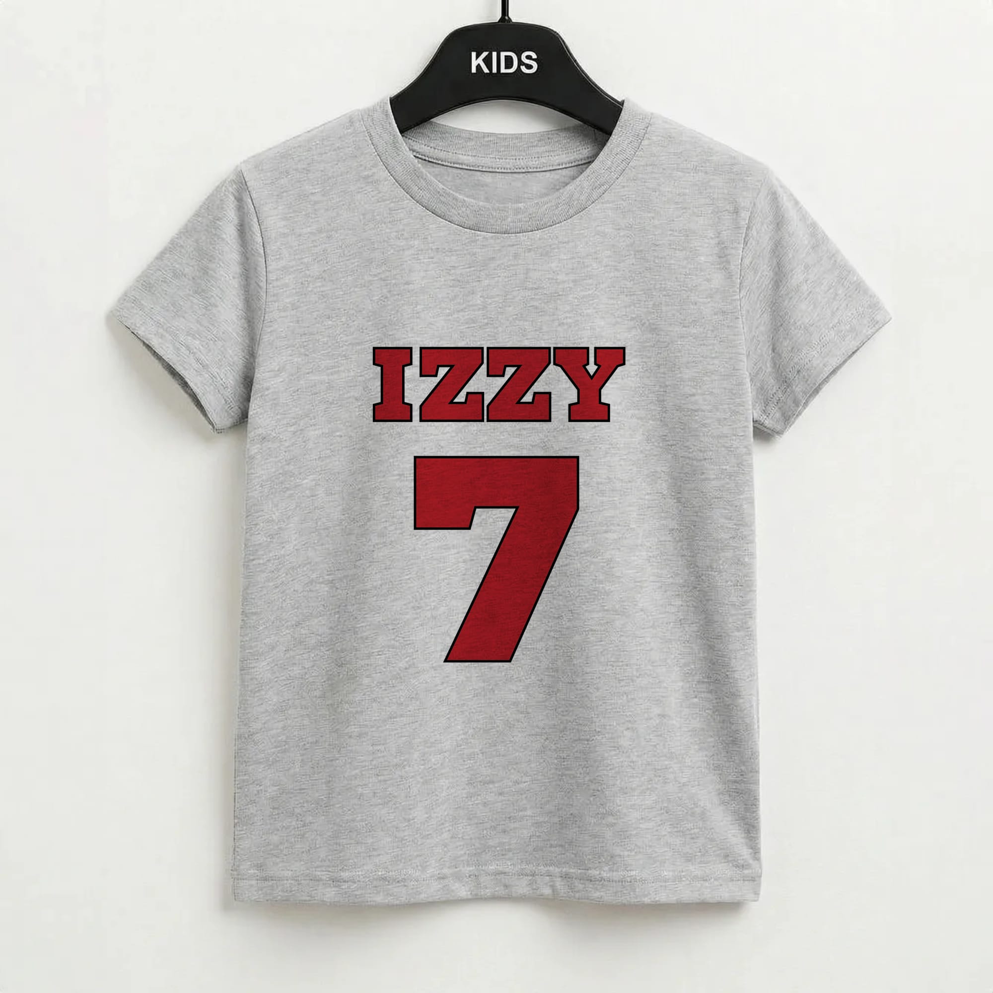 Black And White Stripes - Personalised Football   Kids T-Shirt