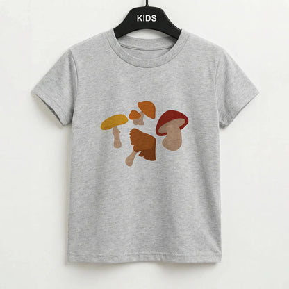Mushroom Pattern - Autumn  Kids T-Shirt