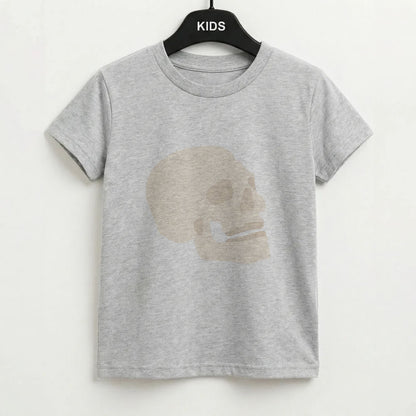 Skull Outline - Halloween Kids T-Shirt