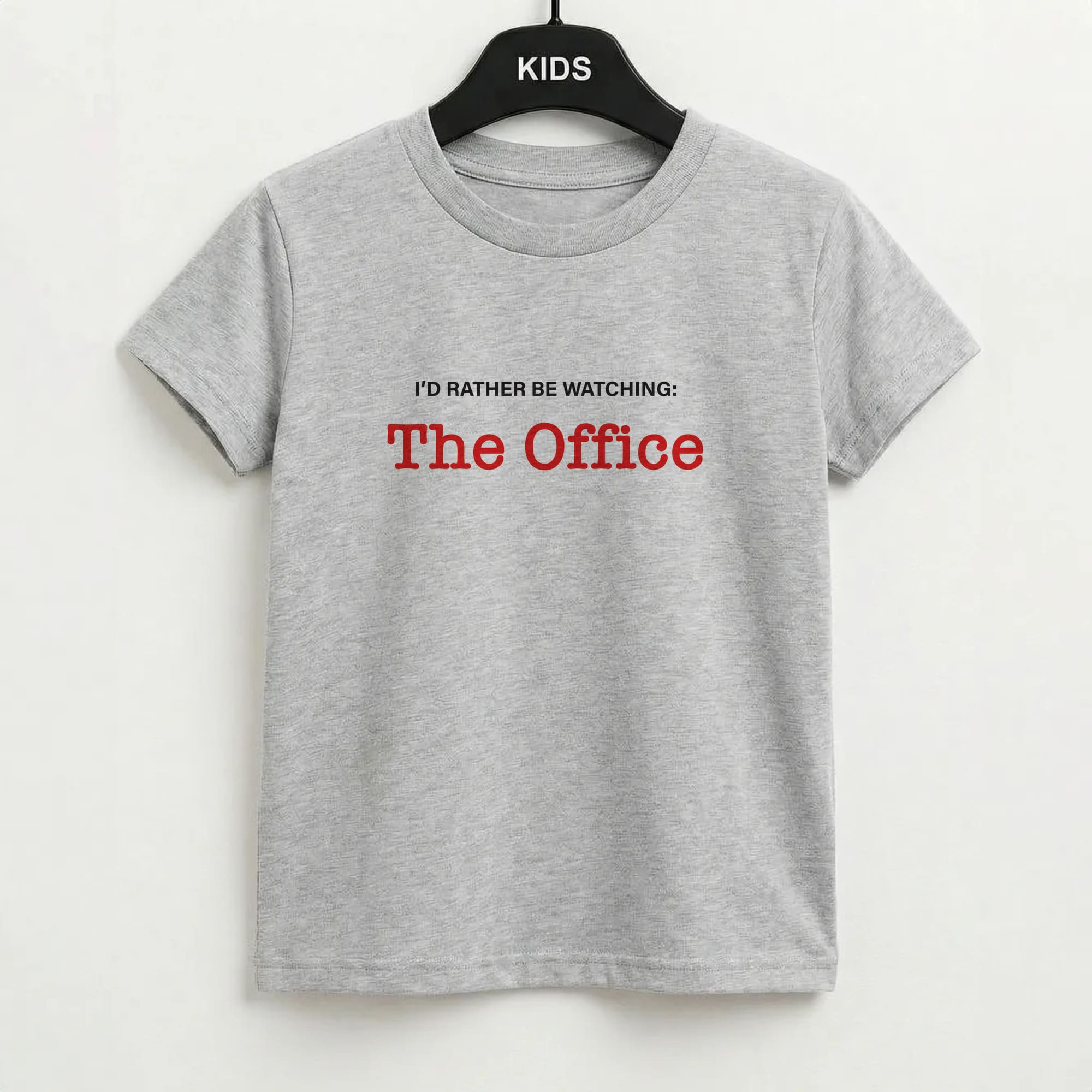 I'd Rather Be Watching The Office Kids T-Shirt