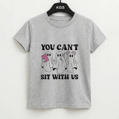 You Can't Sit With Us Ghosts Kids T-Shirt