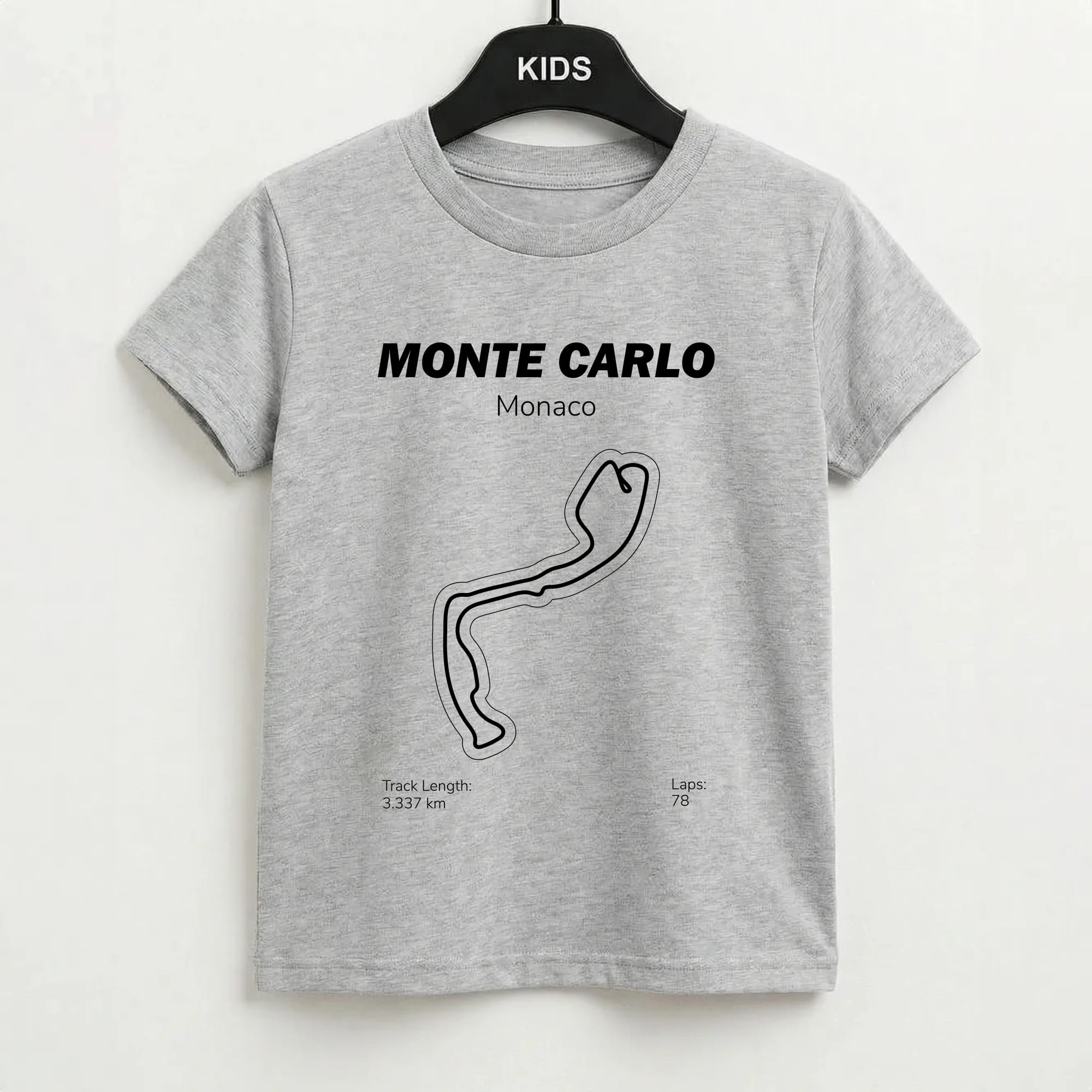 Monte Carlo Circuit Kids T-Shirt