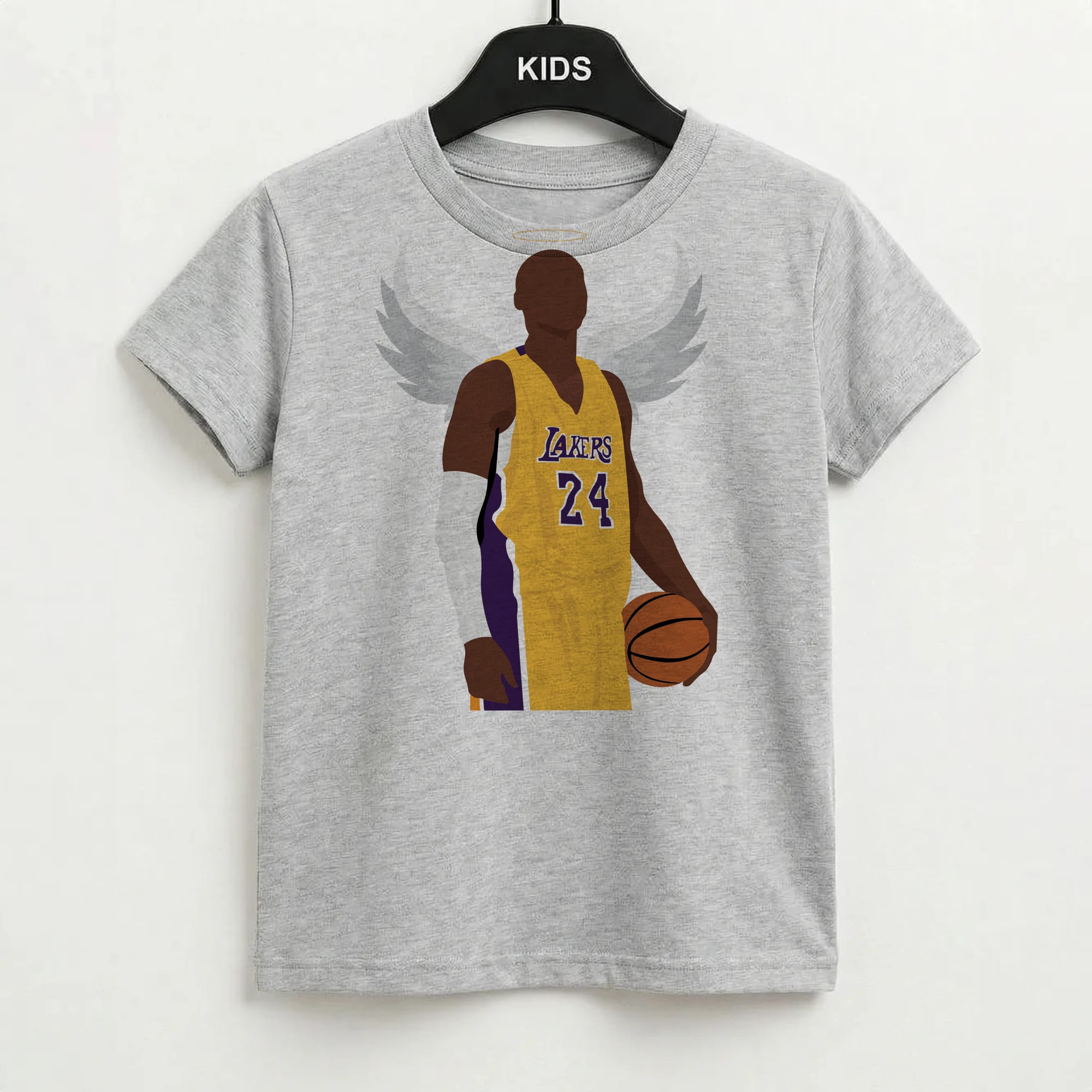 Kobe with wings - Basketball Kids T-Shirt