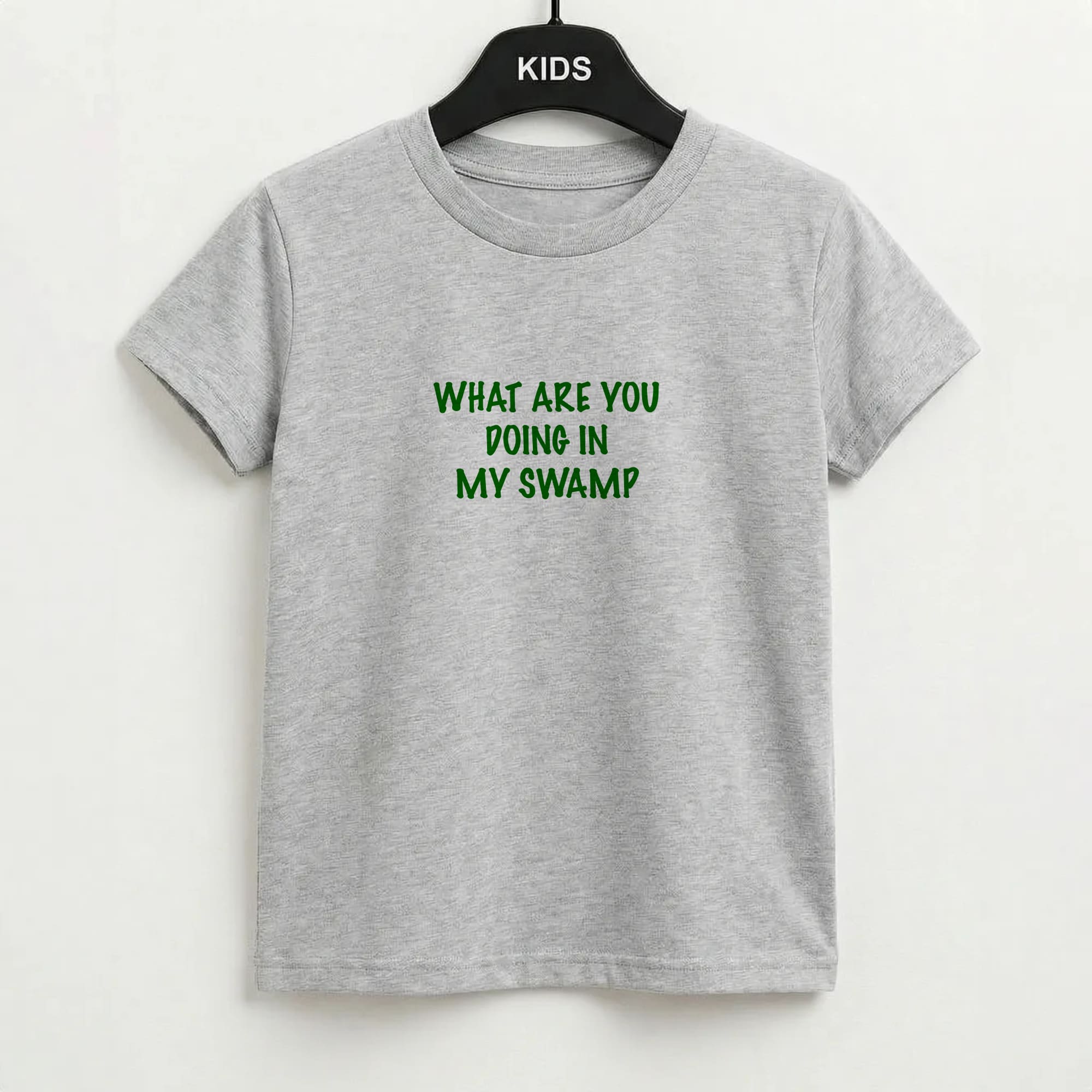 What Are You Doing In My Swamp - Green Ogre Kids T-Shirt