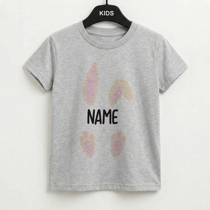 White Bunny Personalised Kids T-Shirt