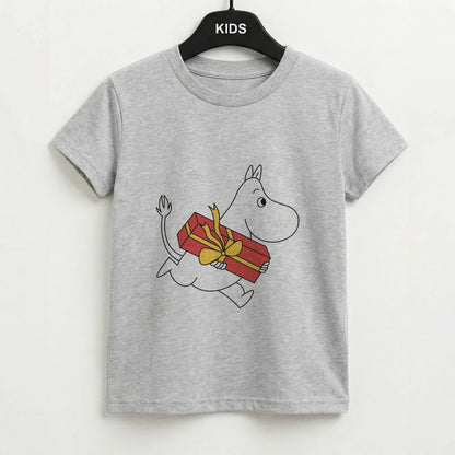 Red Present Moom Kids T-Shirt