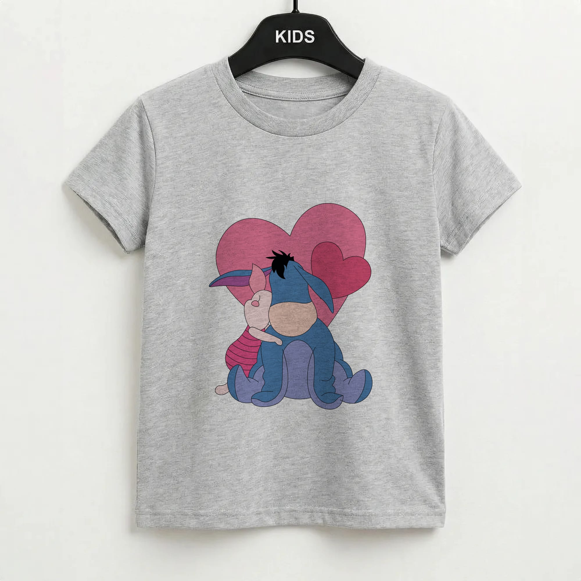 Donkey and Pig Valentine's Kids T-Shirt