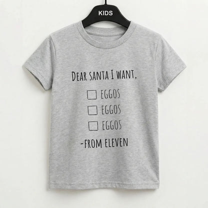 Eleven's Christmas List Kids T-Shirt