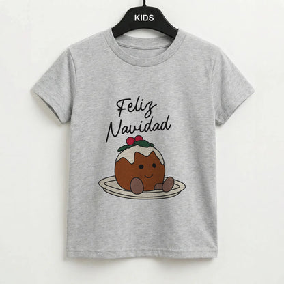 Christmas Pudding Plush Kids T-Shirt