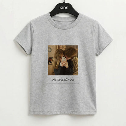 All Mine, All Mine - Personalised Couples Kids T-Shirt