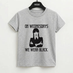On Wednesdays We Wear Black Kids T-Shirt