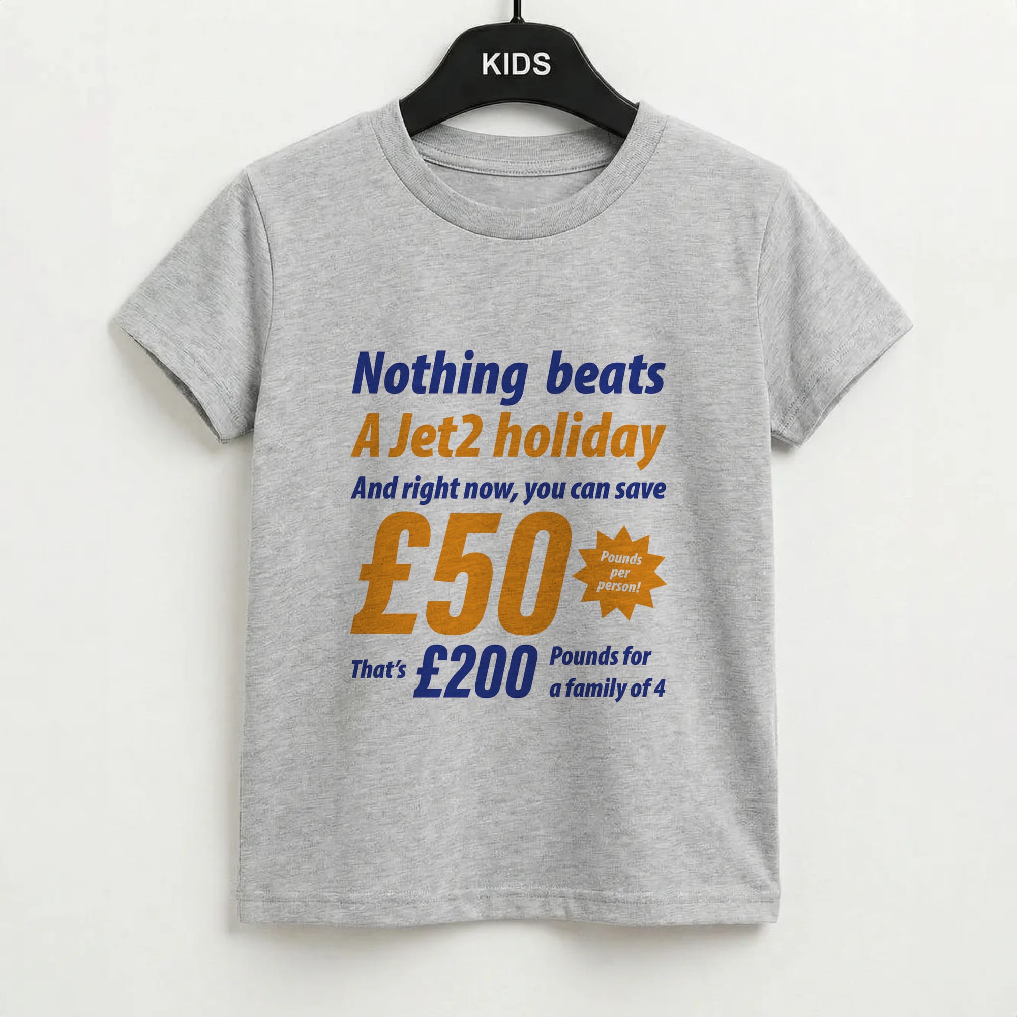 Nothing Beats A Jet Holiday Kids T-Shirt