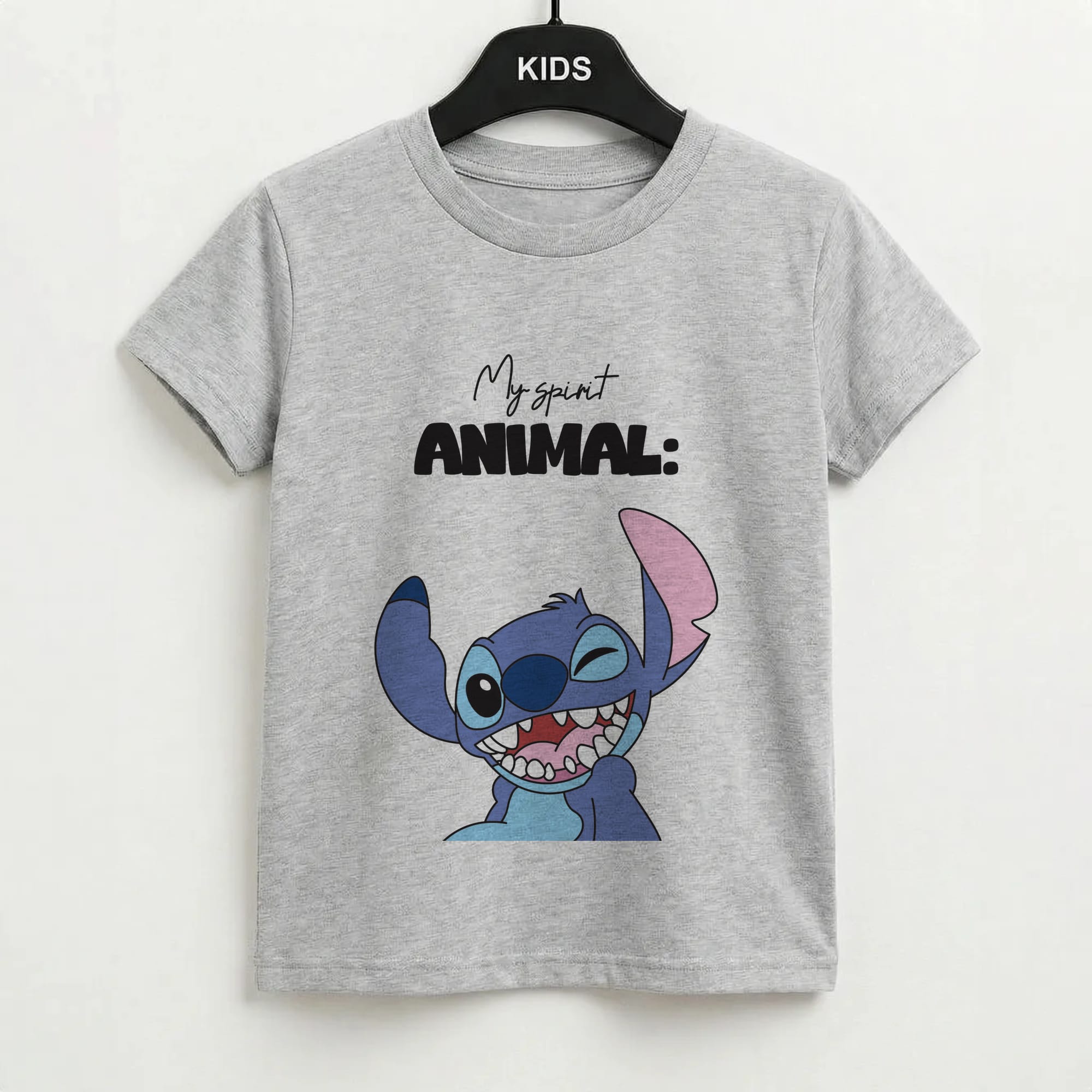 My Sprit Animal Blue Alien Kids T-Shirt