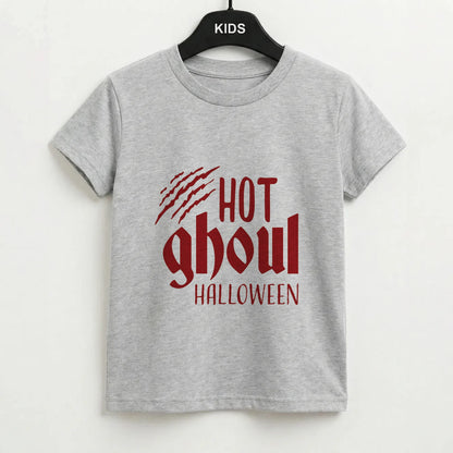 Hot Ghoul Halloween Kids T-Shirt