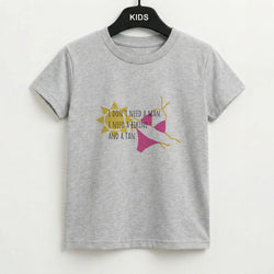I Don't Need A Man - Summer Quotes Kids T-Shirt