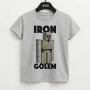 Iron Golem Kids T-Shirt 2