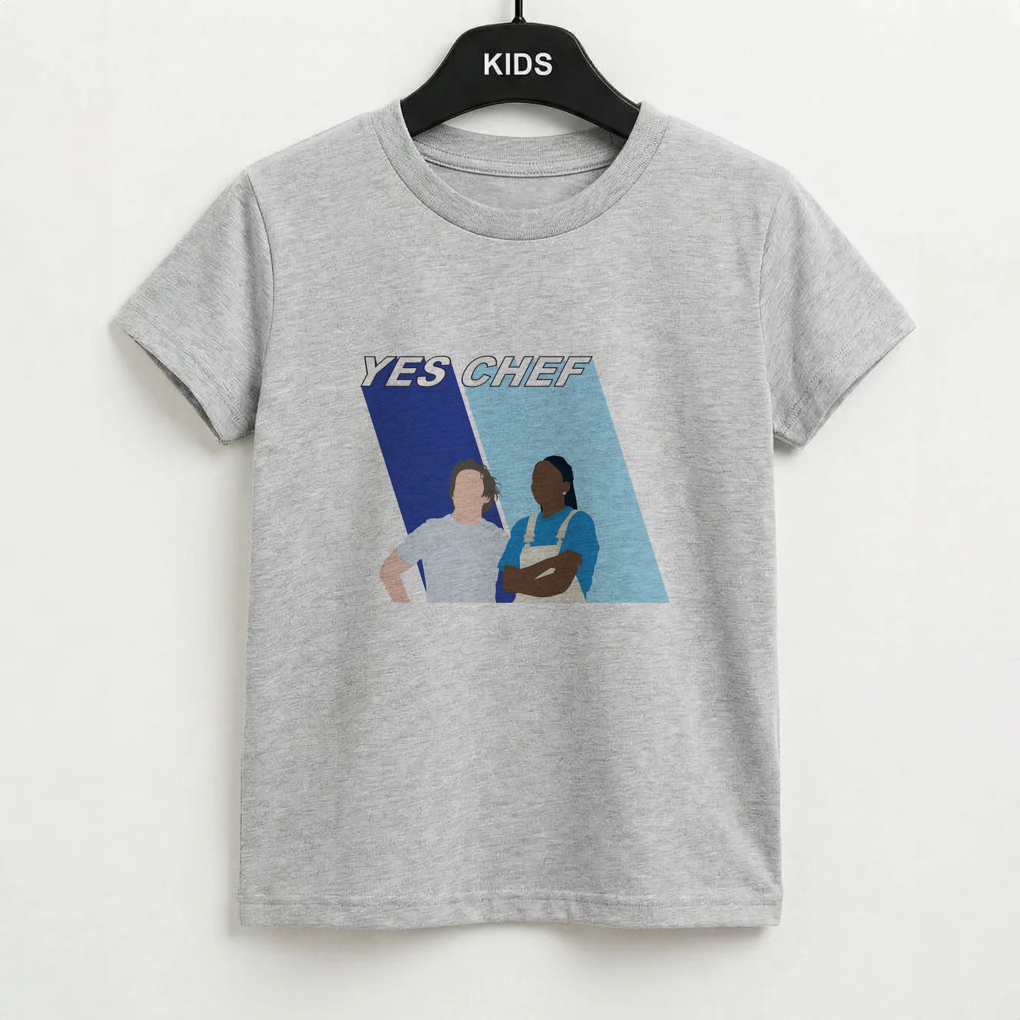 Yes Chef Blue Kids T-Shirt